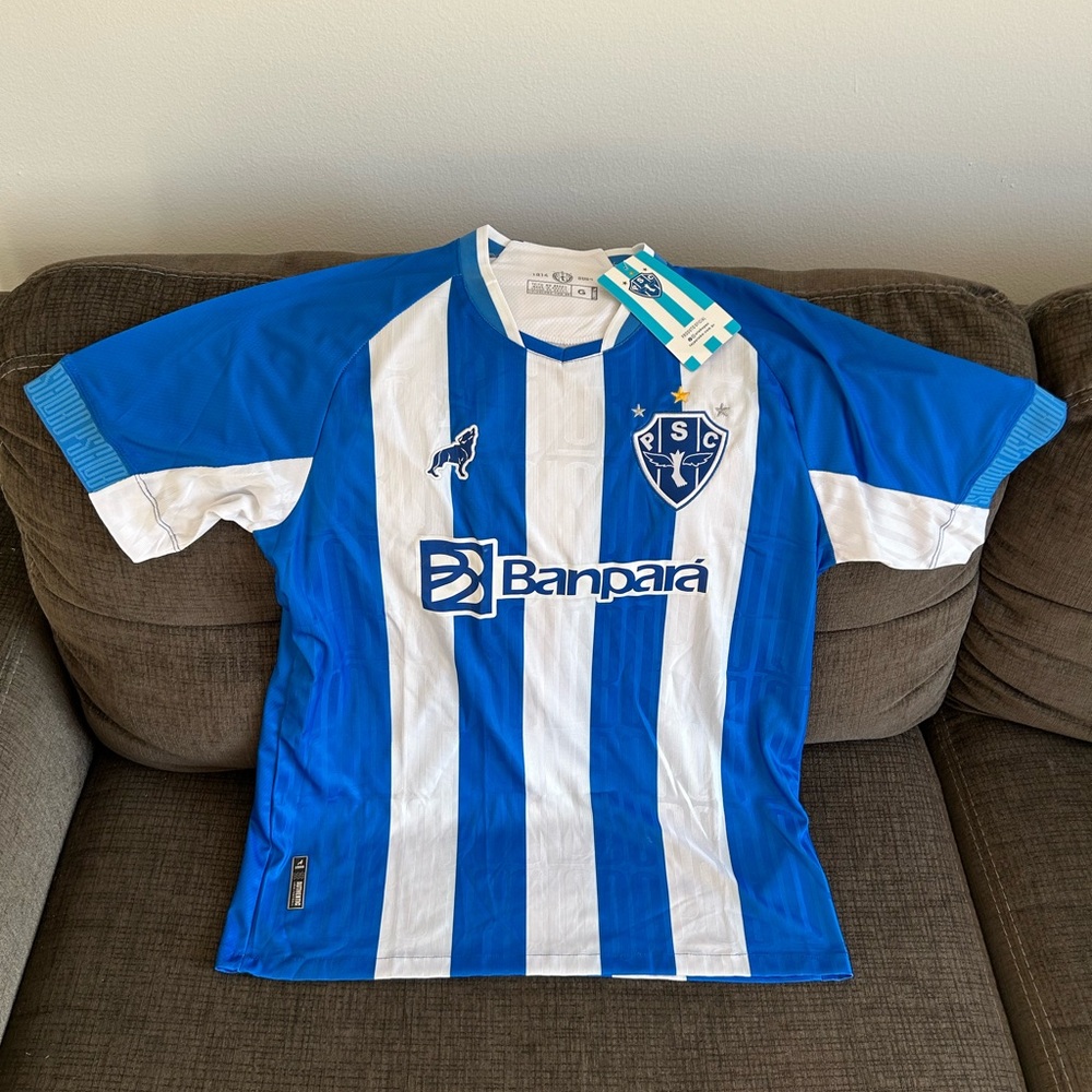 Lobo Authentic Paysandu Brazil 2024 Soccer Jersey Men’s Sz: L